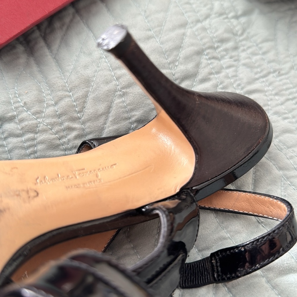 Salvatore Ferragamo Black Women's Heels - Picture 5 of 11